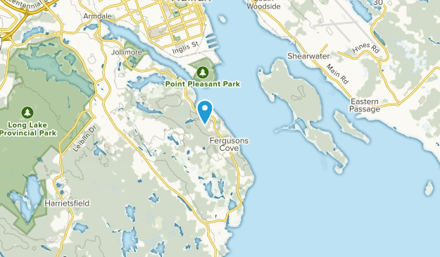 Fergusons Cove, Nouvelle-Écosse Map