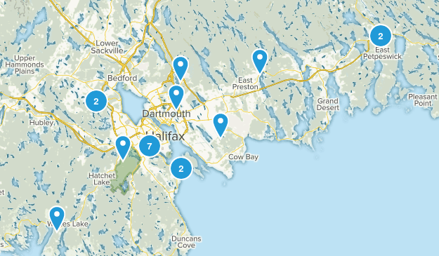 Halifax, Nova Scotia Map
