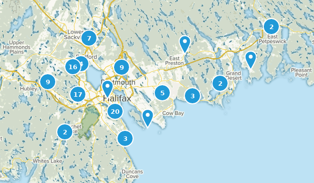 Halifax, Nova Scotia Map
