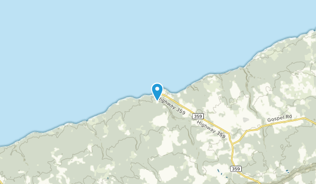 Halls Harbour, Nova Scotia Map