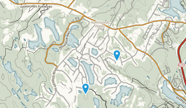 Hammonds Plains, Nova Scotia Map