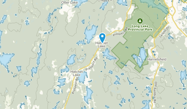 Hatchet Lake, Nova Scotia Map