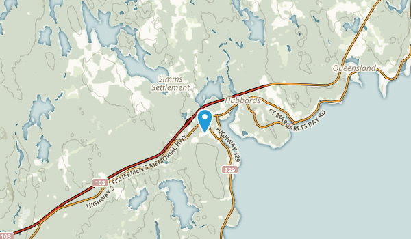 Hubbards, Nova Scotia Map