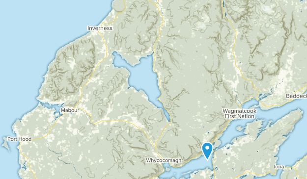 Inverness, Nouvelle-Écosse Map