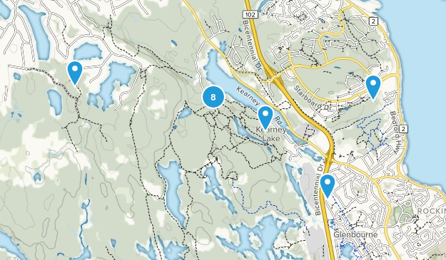 Kearney Lake, Nova Scotia Map
