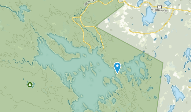 Kejimkujik National Park Of Canada, Nova Scotia Map