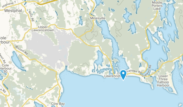 Lawrencetown, Nouvelle-Écosse Map