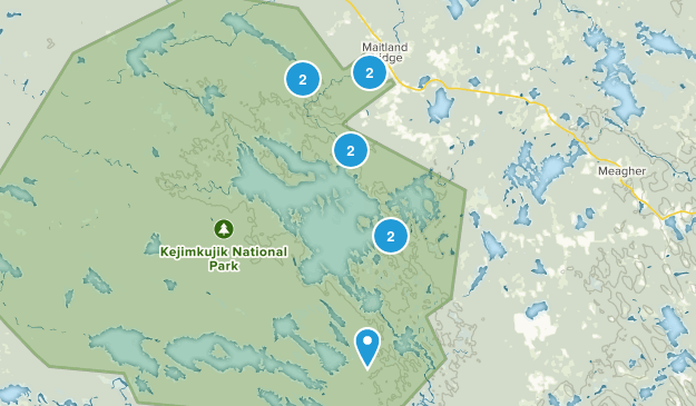Maitland Bridge, Nova Scotia Map