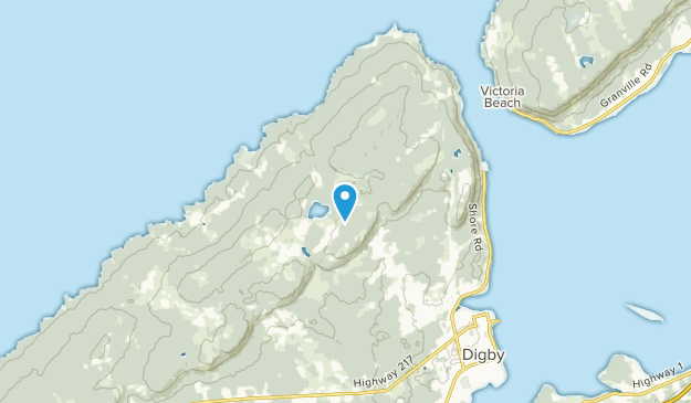 Mount Pleasant, Nova Scotia Map