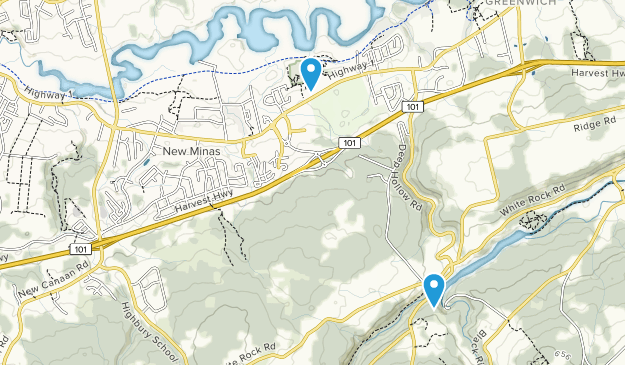 New Minas, Nova Scotia Map