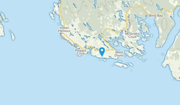 Peggys Cove, Nova Scotia Map