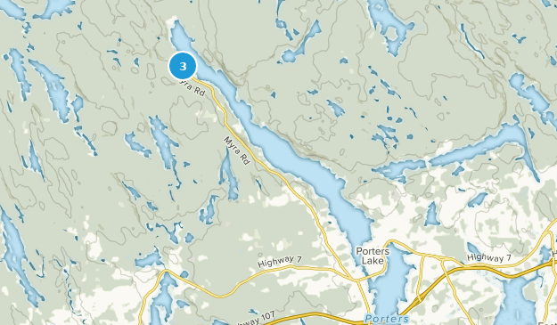 Porters Lake, Nouvelle-Écosse Map