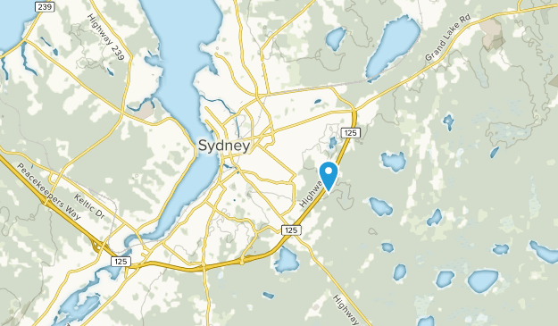 Sydney, Nova Scotia Map