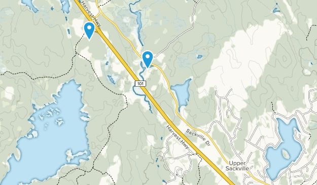Upper Sackville, Nova Scotia Map