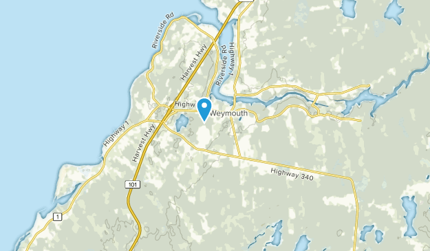 Weymouth, Nova Scotia Map
