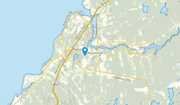 Weymouth, Nova Scotia Map