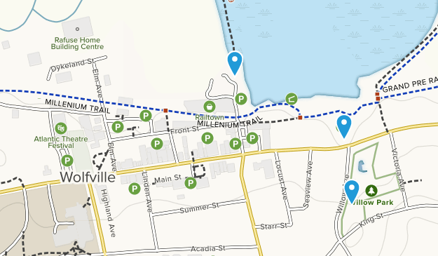 Wolfville, Nova Scotia Map