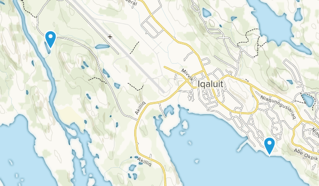 Iqaluit, Nunavut Map