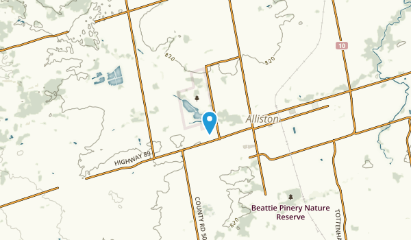 Adjala-Tosorontio, Ontario Map