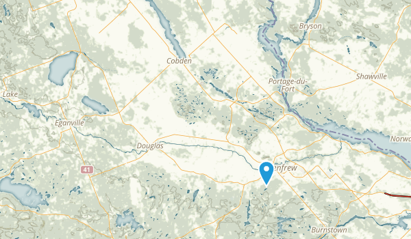 Admaston/Bromley, Ontario Map