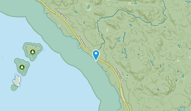 Agawa Bay, Ontario Map
