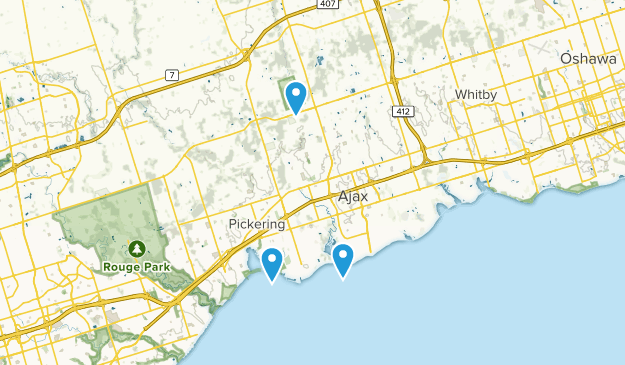 Ajax, Ontario Map