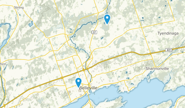 Belleville, Ontario Map