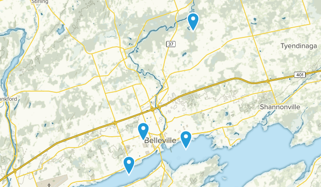 Belleville, Ontario Map