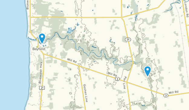 Bluewater, Ontario Map