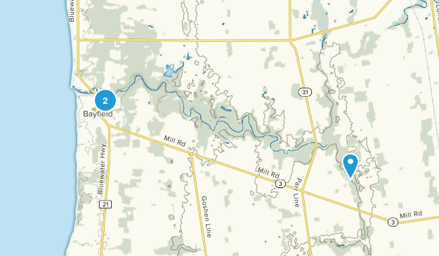 Bluewater, Ontario Map