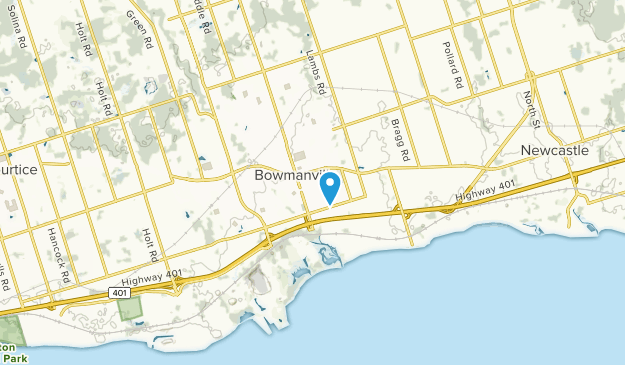 Bowmanville, Ontario Map