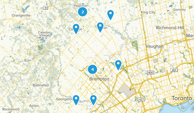 Brampton, Ontario Map