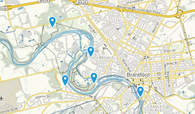 Brantford, Ontario Map