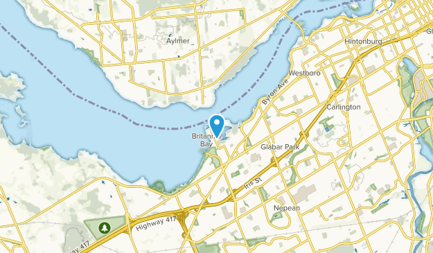 Britannia Bay, Ontario Map