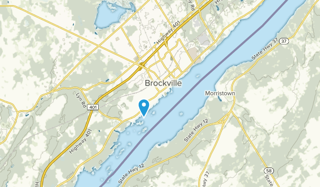 Brockville, Ontario Map
