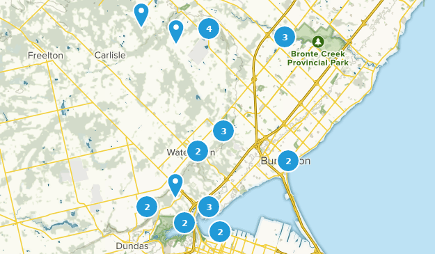Burlington, Ontario Map