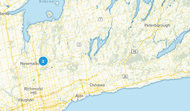 Cedar Valley, Ontario Map