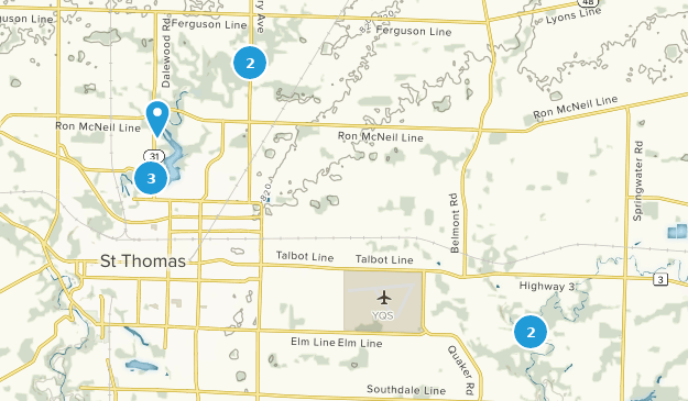 Central Elgin, Ontario Map