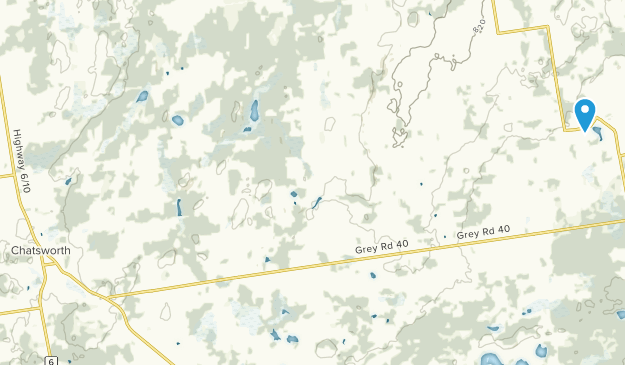 Chatsworth, Ontario Map