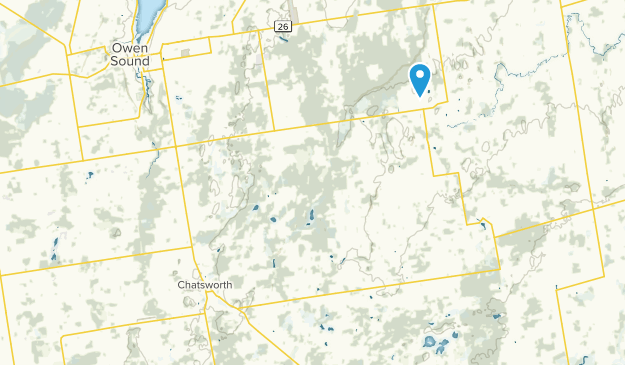 Chatsworth, Ontario Map