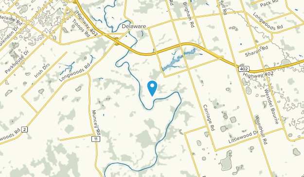 Delaware West, Ontario Map