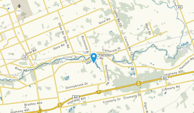 Dorchester, Ontario Map