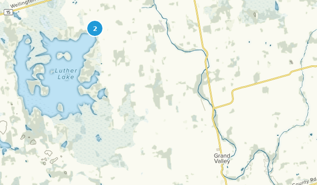 East Luther-Grand Valley, Ontario Map