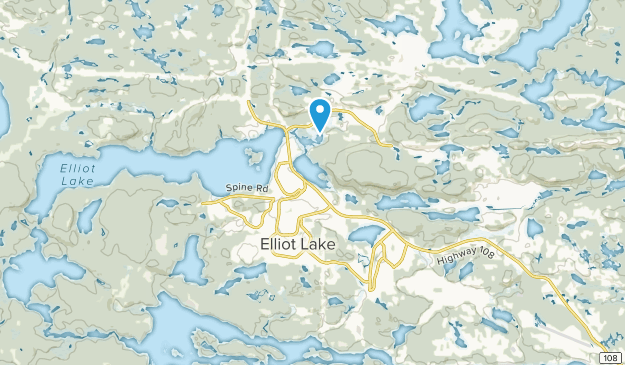 Elliot Lake, Ontario Map