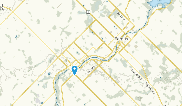 Elora, Ontario Map