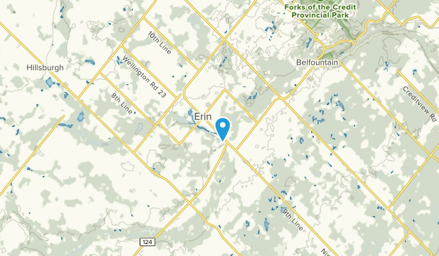 Erin, Ontario Map
