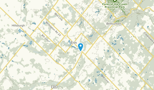 Erin, Ontario Map