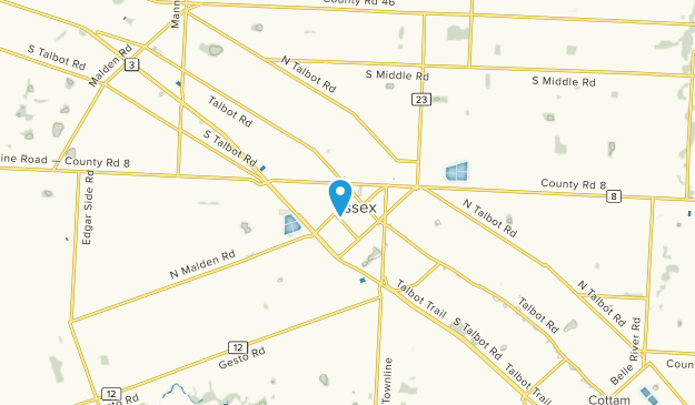 Essex, Ontario Map