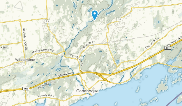 Gananoque, Ontario Map