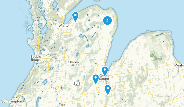 Georgian Bluffs, Ontario Map